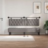 Tête de lit suspendue Avec lumière LED Taupe Tissu 614488614488