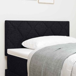 Tête de lit Noir 100 cm tissu 614491614491