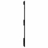 Tête de lit murale Noir 185x3x90 cm Bois massif de pin 614492614492