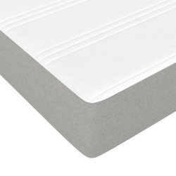 Matelas de lit à ressorts ensachés fermeté moyenne 100x190x20 cm double tissu 614493614493
