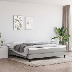 Matelas de lit à ressorts ensachés fermeté moyenne 193x203x20 cm tissu 614494614494