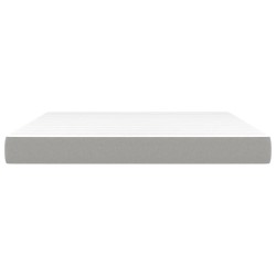 Matelas de lit à ressorts ensachés fermeté moyenne 193x203x20 cm tissu 614494614494