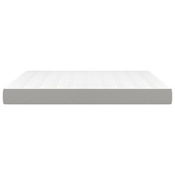 Matelas de lit à ressorts ensachés fermeté moyenne 193x203x20 cm tissu 614494614494