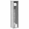 Meuble de salle de bain avec porte-rouleau Gris Sonoma 20,5 x 20 x 90 cm 614501614501