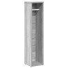 Meuble de salle de bain avec porte-rouleau Gris Sonoma 20,5 x 20 x 90 cm 614501614501