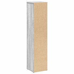 Meuble de salle de bain avec porte-rouleau Gris Sonoma 20,5 x 20 x 90 cm 614501614501