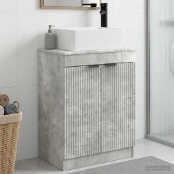 Meuble de salle de bain avec évier Gris béton 54 x 35 x 83 cm 614502614502