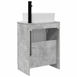 Meuble de salle de bain avec évier Gris béton 54 x 35 x 83 cm 614502614502