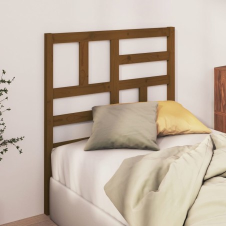 Tête de lit Marron miel 81x4x104 cm Bois massif de pin 614503614503