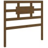 Tête de lit Marron miel 80,5x4x100 cm Bois massif de pin 614504614504