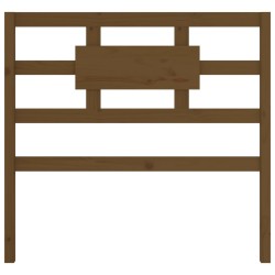Tête de lit Marron miel 80,5x4x100 cm Bois massif de pin 614504614504