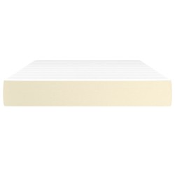 Matelas de lit à ressorts ensachés fermeté moyenne Crème 120x200x20 cm 614511614511