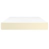 Matelas de lit à ressorts ensachés fermeté moyenne Crème 120x200x20 cm 614511614511