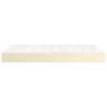 Matelas de lit à ressorts ensachés fermeté moyenne Crème 120x200x20 cm 614511614511