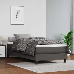 Matelas de lit à ressorts ensachés fermeté moyenne gris 120x190x20 cm 614512614512