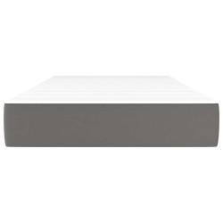 Matelas de lit à ressorts ensachés fermeté moyenne gris 120x190x20 cm 614512614512