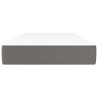 Matelas de lit à ressorts ensachés fermeté moyenne gris 120x190x20 cm 614512614512
