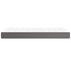 Matelas de lit à ressorts ensachés fermeté moyenne gris 120x190x20 cm 614512614512