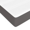 Matelas de lit à ressorts ensachés fermeté moyenne gris 120x190x20 cm 614512614512