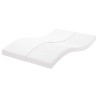 Matelas en mousse blanc 120x210 cm 7 zones dureté 20 ILD 614514614514
