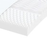 Matelas en mousse blanc 120x210 cm 7 zones dureté 20 ILD 614514614514