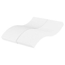 Matelas en mousse blanc 120x210 cm dureté H2 H3 614515614515