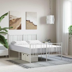 Matelas en mousse blanc 120x210 cm dureté H2 H3 614515614515