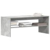 Meuble TV Gris béton 100 x 40 x 40 cm Aggloméré 614516614516