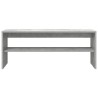 Meuble TV Gris béton 100 x 40 x 40 cm Aggloméré 614516614516