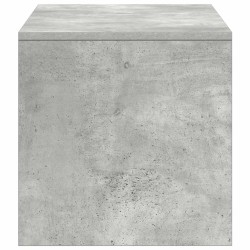 Meuble TV Gris béton 100 x 40 x 40 cm Aggloméré 614516614516