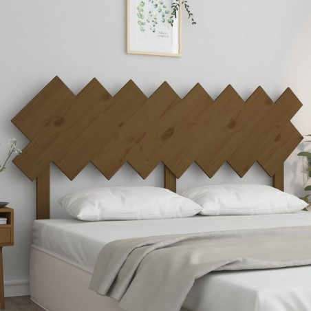 Tête de lit Marron miel 159,5x3x80,5 cm Bois massif de pin 614519614519