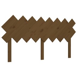 Tête de lit Marron miel 159,5x3x80,5 cm Bois massif de pin 614519614519