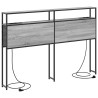 Tête de lit de rangement Sonoma gris Bois d'ingénierie 614524614524