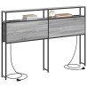 Tête de lit de rangement Sonoma gris Bois d'ingénierie 614524614524