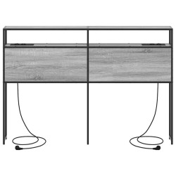 Tête de lit de rangement Sonoma gris Bois d'ingénierie 614524614524