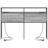 Tête de lit de rangement Sonoma gris Bois d'ingénierie 614524614524