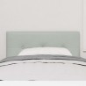 Tête de lit LED avec bandes LED Gris clair 100 cm Velours 614530614530