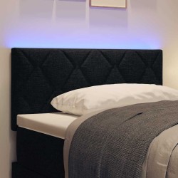 Tête de lit LED Noir 100 cm tissu 614533614533