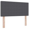 Tête de lit LED Gris foncé 90 cm Tissu en velours côtelé 614534614534
