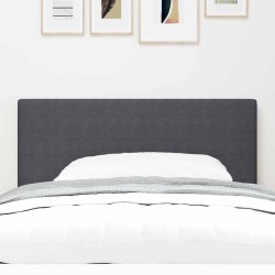 Tête de lit LED Gris foncé 90 cm Tissu en velours côtelé 614534614534