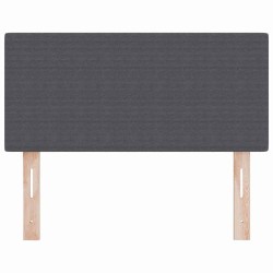 Tête de lit LED Gris foncé 90 cm Tissu en velours côtelé 614534614534