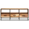 Meuble TV 110x30x45 cm Bois d'acacia massif 614535614535