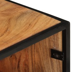 Meuble TV 110x30x45 cm Bois d'acacia massif 614535614535