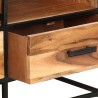 Meuble TV 110x30x45 cm Bois d'acacia massif 614535614535