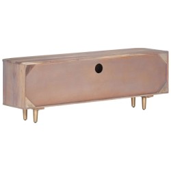 Meuble TV 118x30x40 cm Bois d'acacia massif 614536614536
