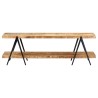 Meuble TV 160x40x50 cm Bois solide de manguier 614537614537