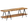 Meuble TV 160x40x50 cm Bois solide de manguier 614537614537
