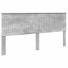 Tête de lit Gris béton 200 cm Bois d'ingénierie 614538614538