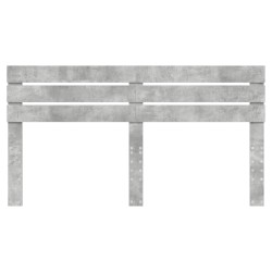 Tête de lit Gris béton Bois d'ingénierie 614539614539
