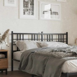 Tête de lit de remplacement métal noir 160 cm 614543614543
